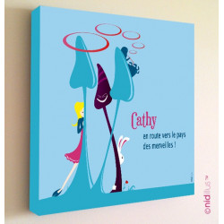 Tableau pour fille "Alice...