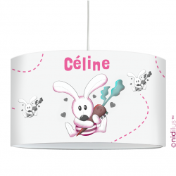 Lampe suspension "Lapin...