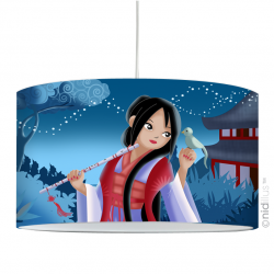 Lampe suspension "Chinoise...