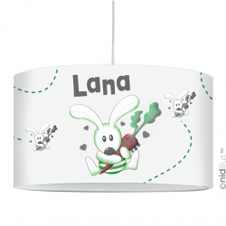 Lampe suspension "Lapin...