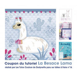 Coupon polycoton 280g "Lama...