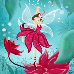 Coupon Minky "Fée Danseuse...