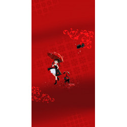 Coupon 36x72cm Promeneuse...