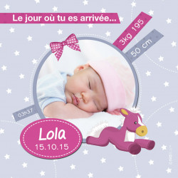 Coupon "Naissance -fille...