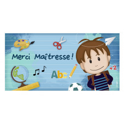 Coupon polycoton "Merci...
