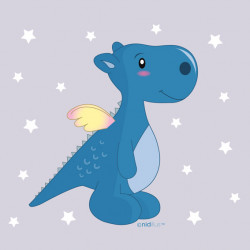 Coupon "Dragon bleu dans...