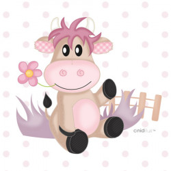 Coupon polycoton "Vache...