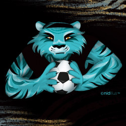Coupon Polycoton "Tigre -...