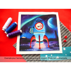 Coupon Velours souple 235gr...