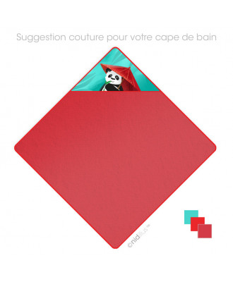 Coupon Cape de bain pour bébé "Panda et ombrelle"- PRECOMMANDE
