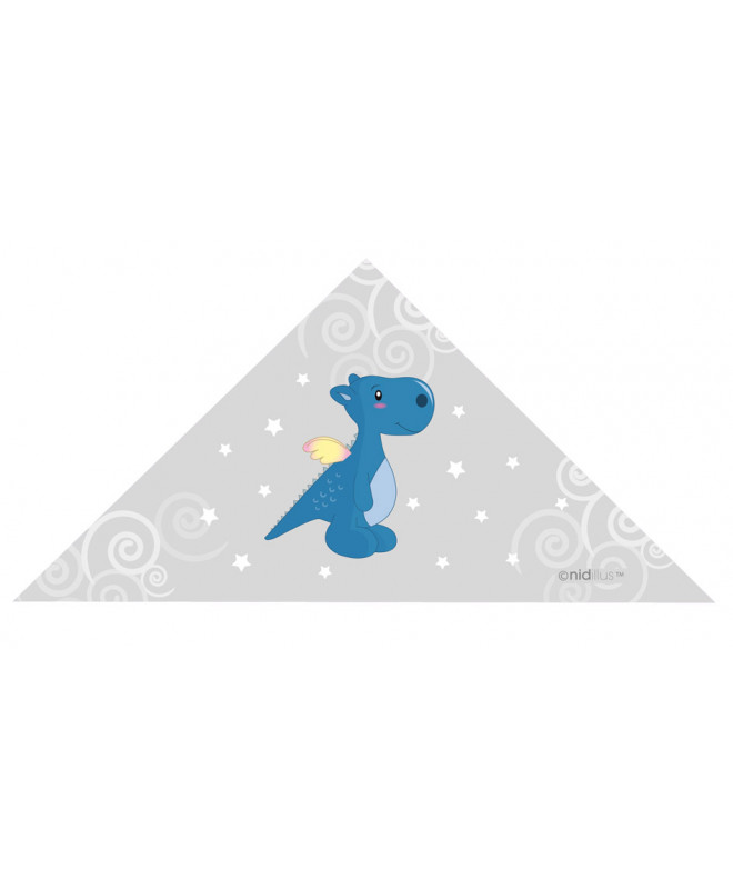 Coupon Cape De Bain Pour Bebe Petit Dragon Bleu Velours En Stock