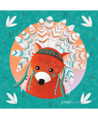 Coupon "Renard indien-...