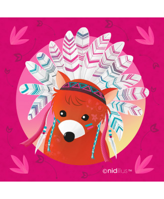 Coupon Polycoton "Renard...