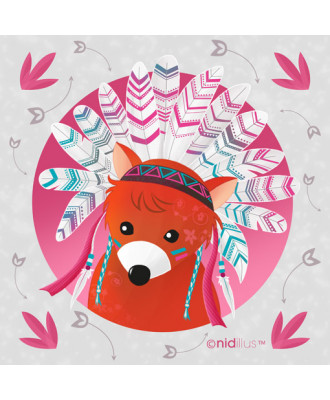 Coupon Polycoton "Renard...
