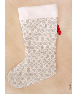 Chaussette confectionnée "Ecureuil et rouge-gorge" - en stock