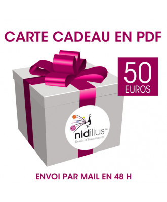 Carte cadeau NIDILLUS - 50...