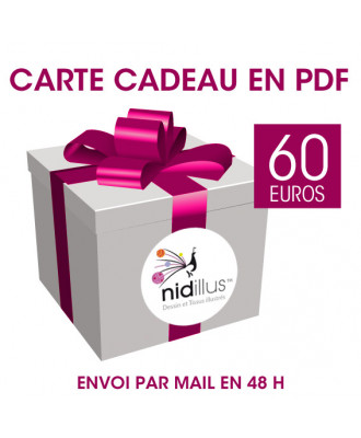 Carte cadeau NIDILLUS - 60...
