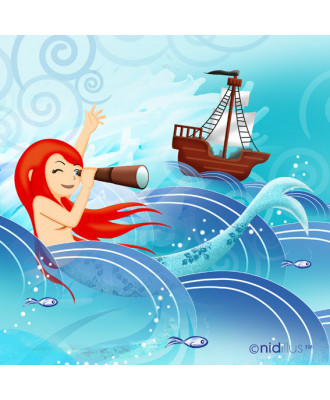 T15- "Sirène et bateau"...