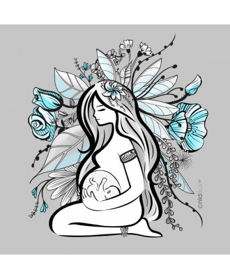 "La Mère Veilleuse - Bleu"...