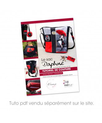 Maxi Kit Sac Daphné en polycoton - Taille S - Fée du printemps- en stock