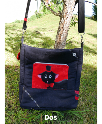 Tuto couture du sac Daphné + porte-clé + bijou de sac