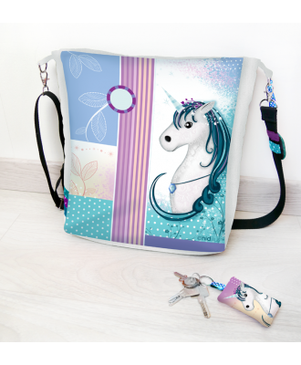 Tuto couture du sac Daphné + porte-clé + bijou de sac