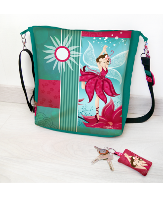 Tuto couture du sac Daphné + porte-clé + bijou de sac