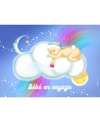 Coupon velours "Bébé en...