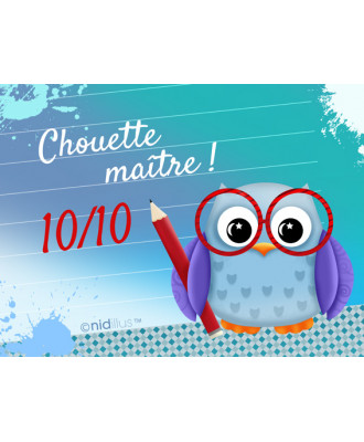 Coupon polycoton "Chouette...