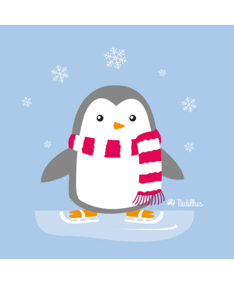 T15- "Pingouin avec Echarpe...