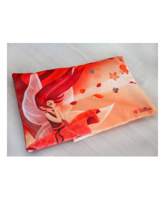 Kit de tissus pour "Housse de bouillotte- Fée de l'automne" velours- EN STOCK