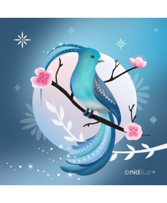 T34- "L'Oiseau bleu fond...