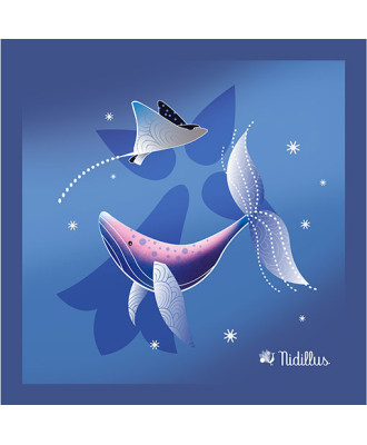 T15- " Baleine de Bretagne- Version bleue" Coupon Burlington 170 - En stock