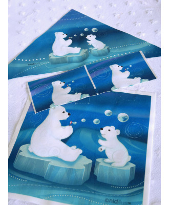 Lot 3 Tissus Cadeau de...