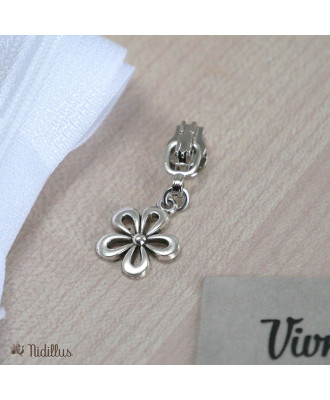 Assortiment Couture créative Etiquettes + zip - Thème: Nénuphar