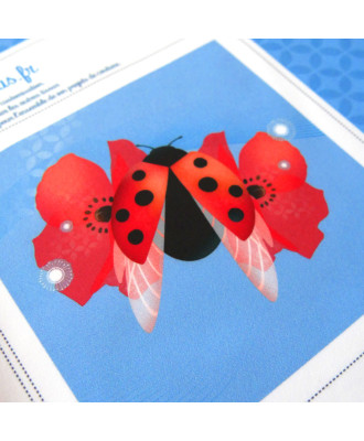 Collection "La violoniste aux coquelicots" - 21 coupons illustrés - Précommande
