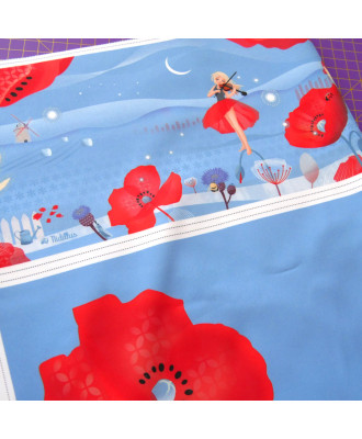 Collection "La violoniste aux coquelicots" - 21 coupons illustrés - Précommande