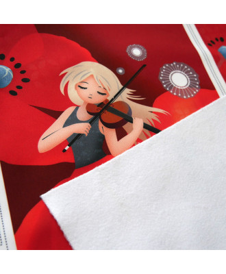Collection "La violoniste aux coquelicots" - 21 coupons illustrés - Précommande