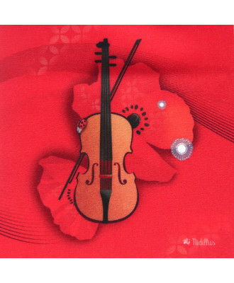 Collection "La violoniste aux coquelicots" - 9 coupons illustrés - En stock