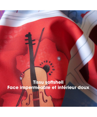 Collection "La violoniste aux coquelicots" - 9 coupons illustrés - En stock