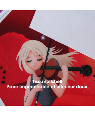 Collection "La violoniste aux coquelicots" - 9 coupons illustrés - En stock