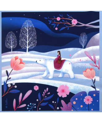 Collection "L'Ours blanc et le Printemps nordique" - 5 coupons illustrés - En stock