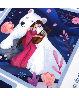 Collection "L'Ours blanc et le Printemps nordique" - 5 coupons illustrés - En stock