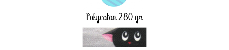 Tissu Polycoton 280 gr/m2 - STOCK