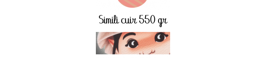 Tissu Simili cuir 550gr/M2 - STOCK