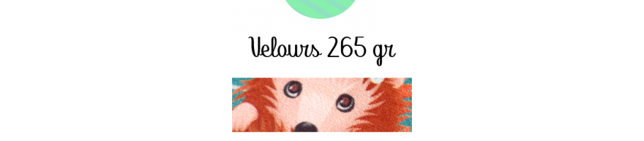 Tissu Velours 265gr/m2- STOCK