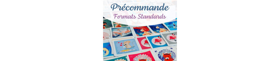 Précommande Illustrations textiles - Formats standards pour couture créative
