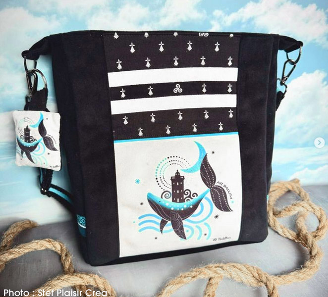 Tissu bretagne  sac breizh