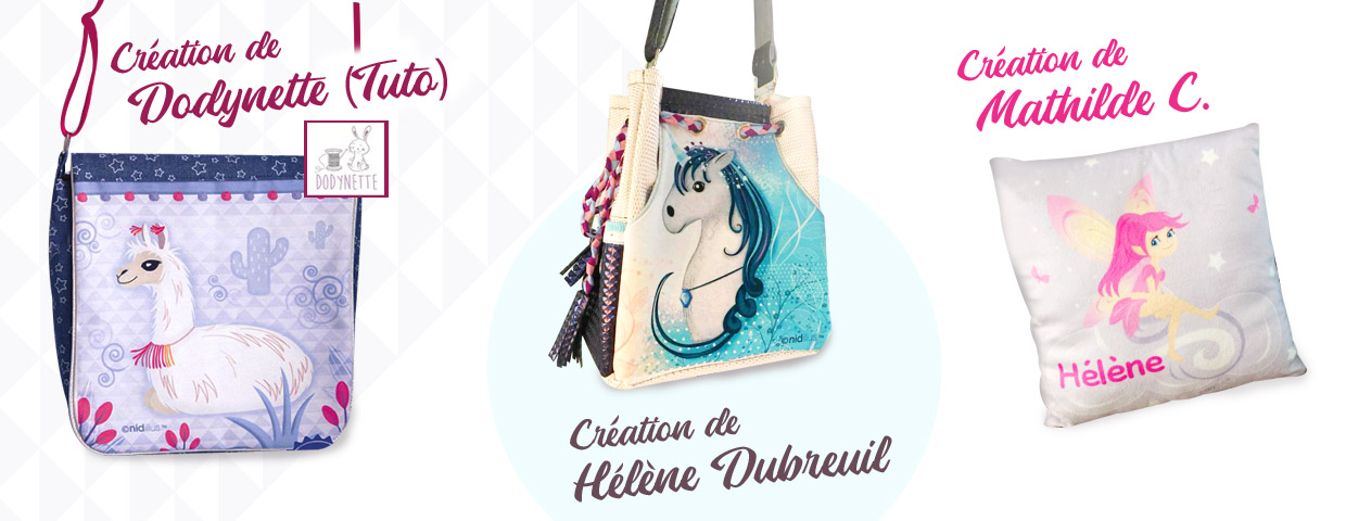Création couture coupon illustré Nidillus 10