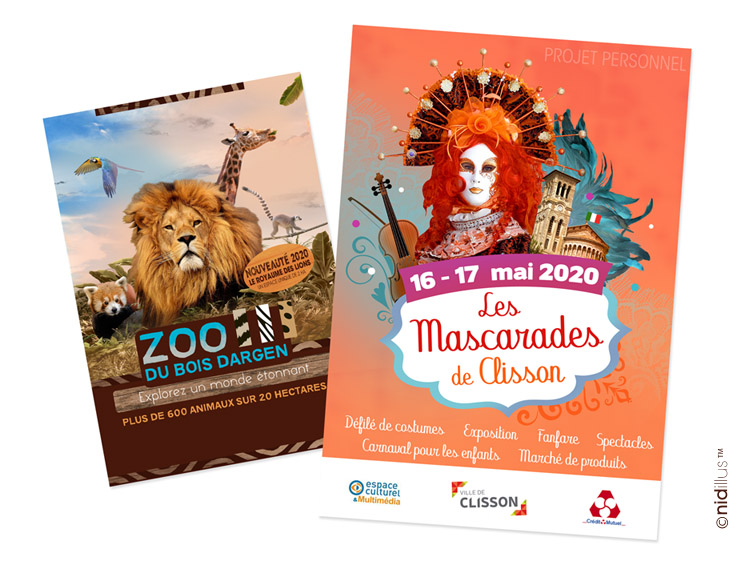 affiche graphiste clisson freelance